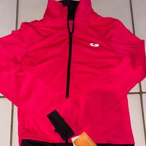 Champion Black and Pink Performance Jacket Kids Workout Gym Sport Athlete NWT
